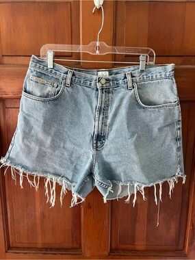 Vintage Calvin Klein Jeans CK High Rise Denim Shorts Size 36 | 90s Light Denim